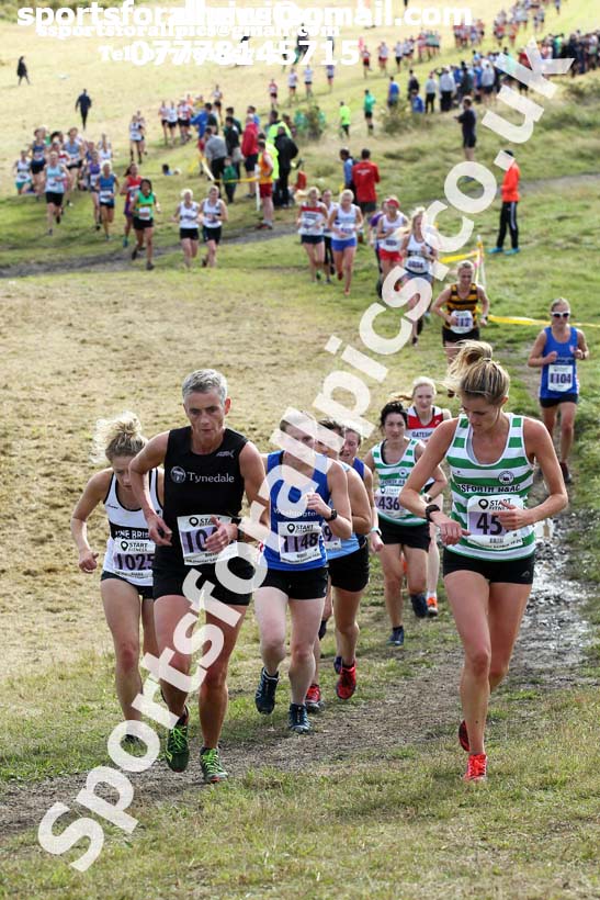 Senior womens 2019 Start Fitness Harrier League, Wrekenton, Gateshead. Photo: David T. Hewitson/Sports for All Pics